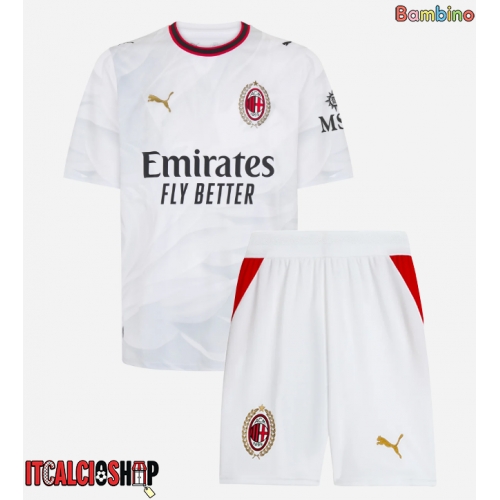 AC Milan Fikayo Tomori #23 Seconda Maglia Bambino 2026-27 Manica Corta (+ Pantaloni corti)